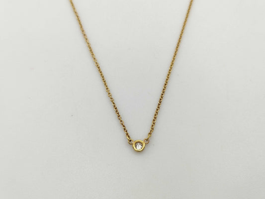 Tiffany & Co. By the Yard 1PD YG 750 1.9g Necklace 