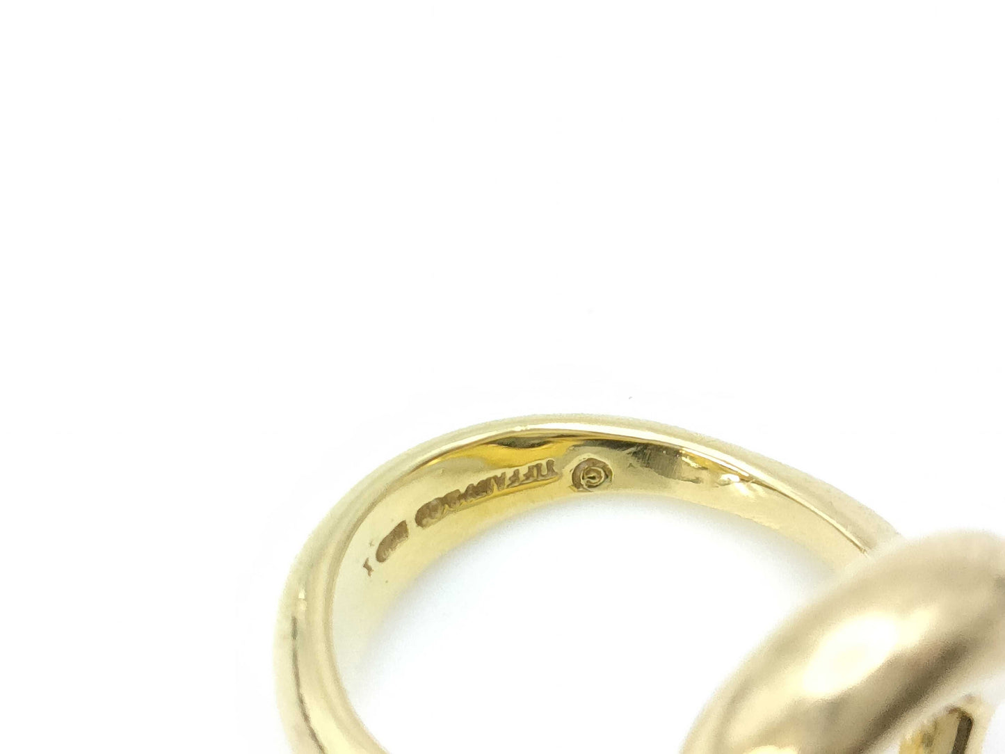 Tiffany & Co. Open Heart Yellow Gold 750 10.2g Ring 