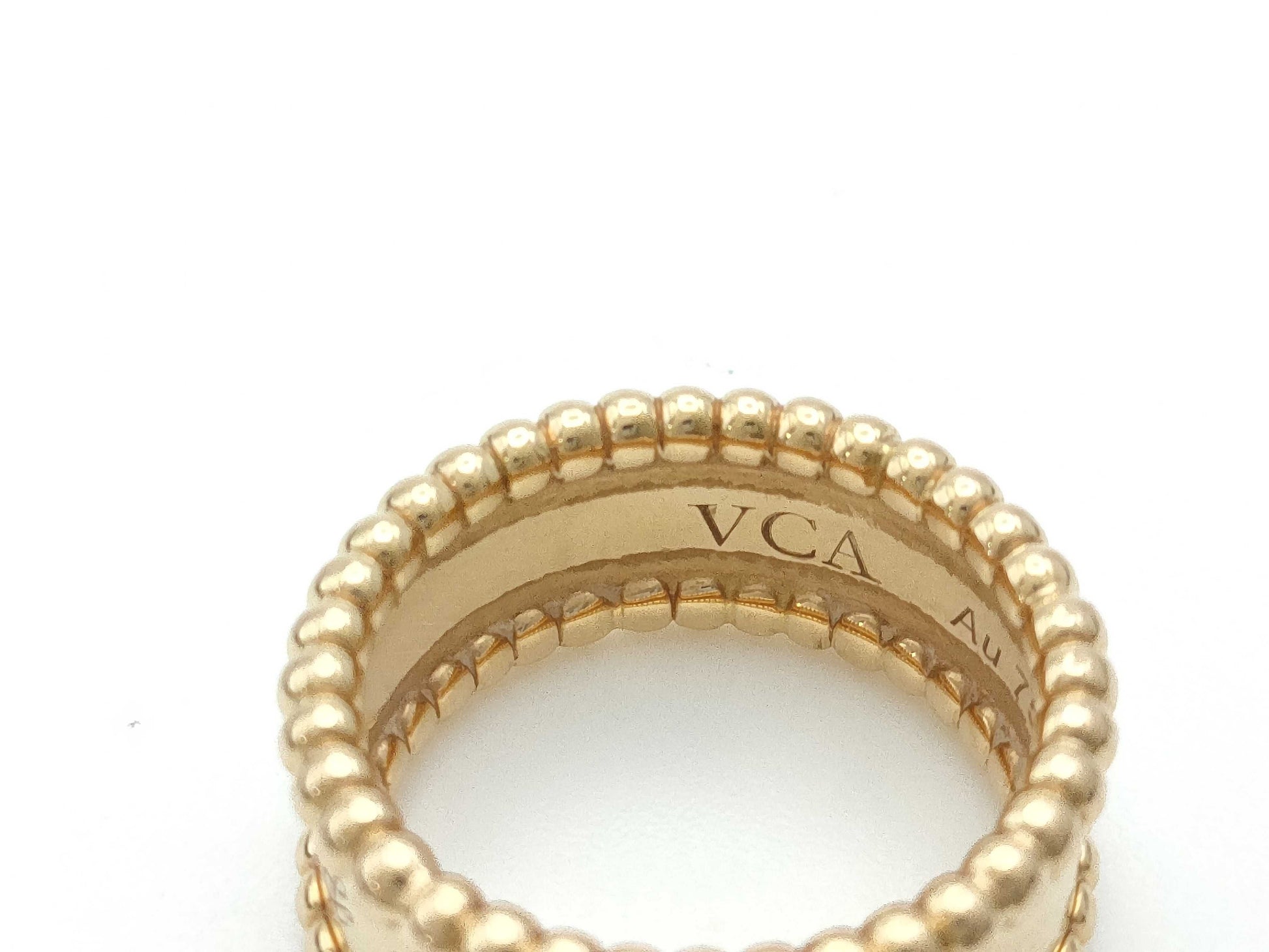 Van Cleef & Arpels Perlée Senior Tulle #47 PG Au750 7.1g Ring 