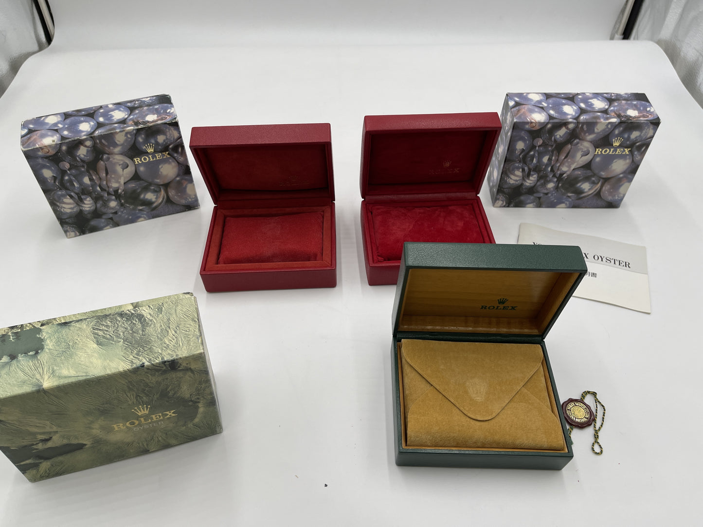 ROLEX Empty Box 3-Piece Set Women's Watch