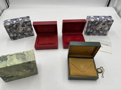 ROLEX Empty Box 3-Piece Set Women's Watch