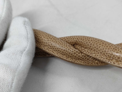 CHANEL Twist Shoulder Bag in Beige Caviar Skin