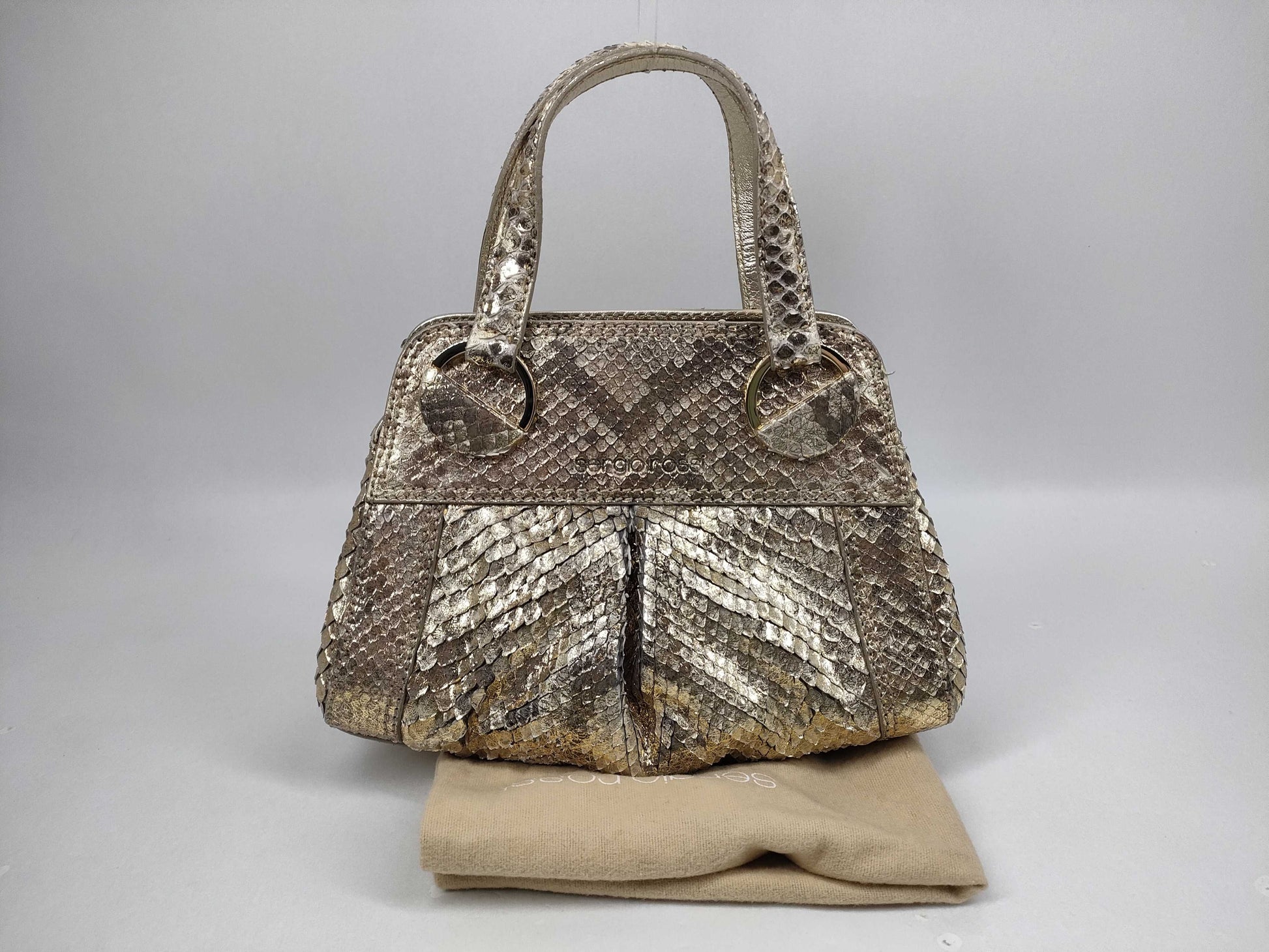 Sergio Rossi Python Handbag