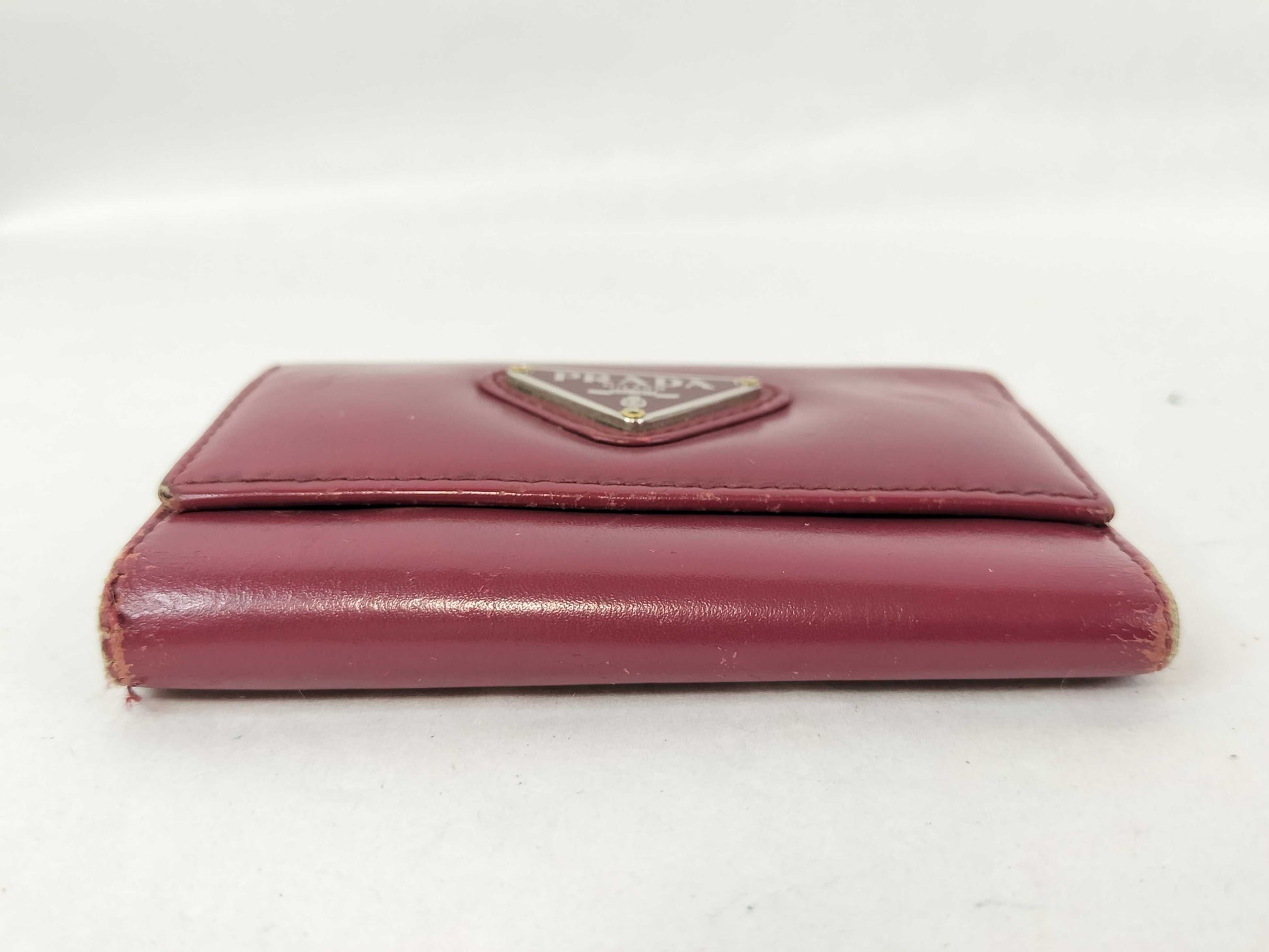 PRADA Bordeaux Key Case/Key Holder