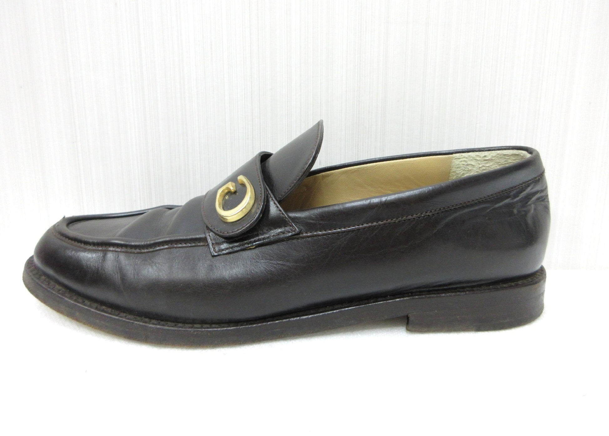 GUCCI GUCCI Gucci Loafers Moccasins G Hardware Leather Size 36 1/2 Loafers