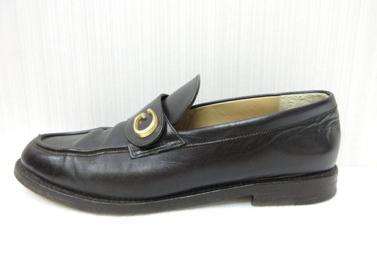GUCCI GUCCI Gucci Loafers Moccasins G Hardware Leather Size 36 1/2 Loafers