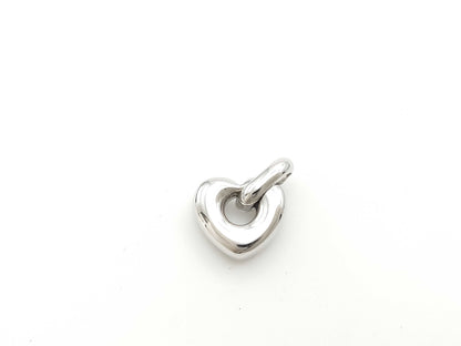 TASAKI Heart Motif Sterling Silver 5.0g Pendant Top 