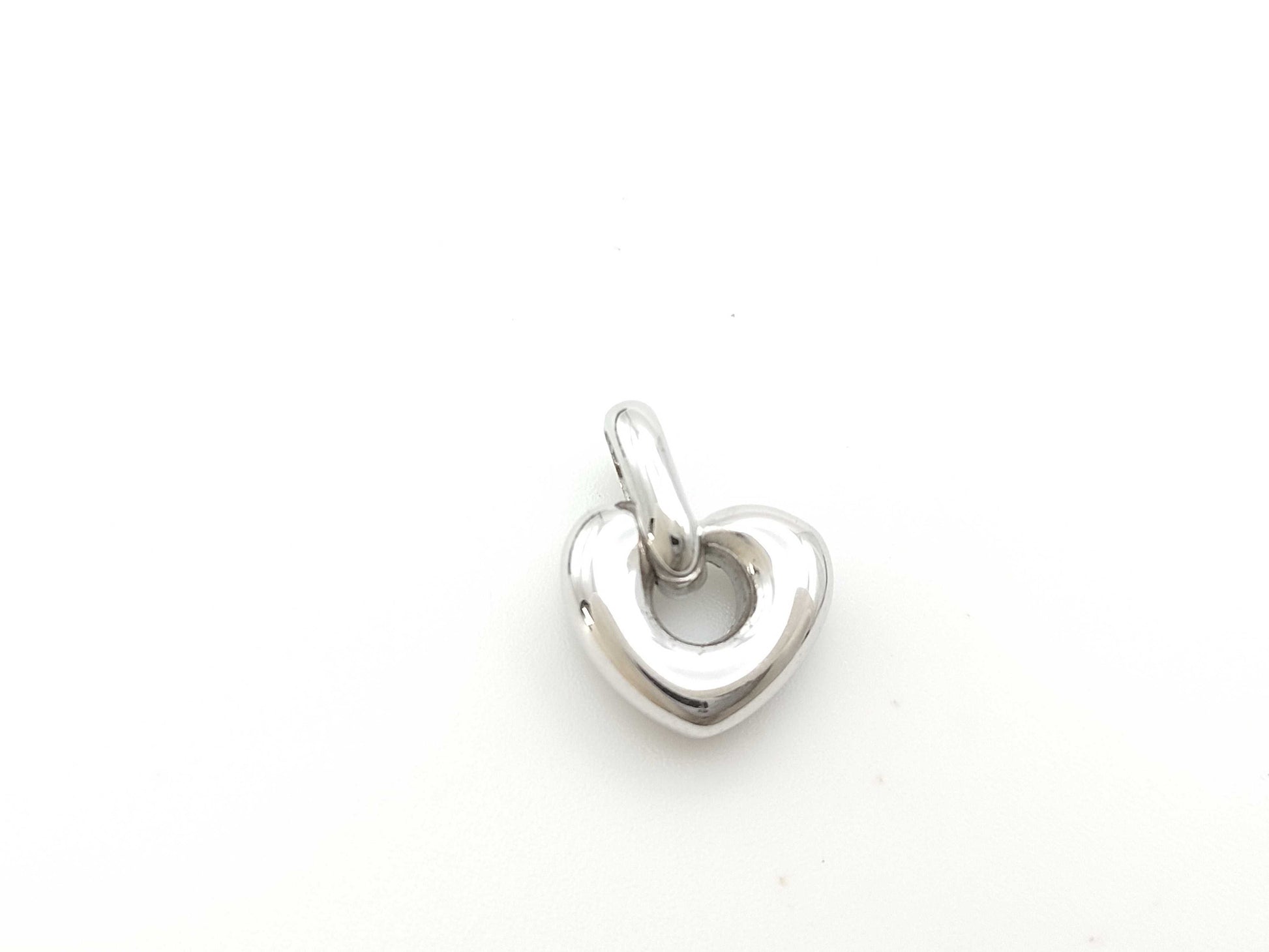 TASAKI Heart Motif Sterling Silver 5.0g Pendant Top 