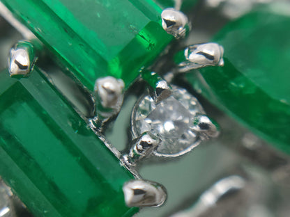 E2.45ct D0.21ct K18WG 13.1g Pendant Top 