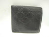 GUCCI Guccissima GUCCI Gucci Bifold Wallet 146223 Leather Black Wallet