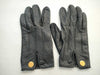 HERMES HERMES Leather Gloves Black Metal Fittings Other Accessories