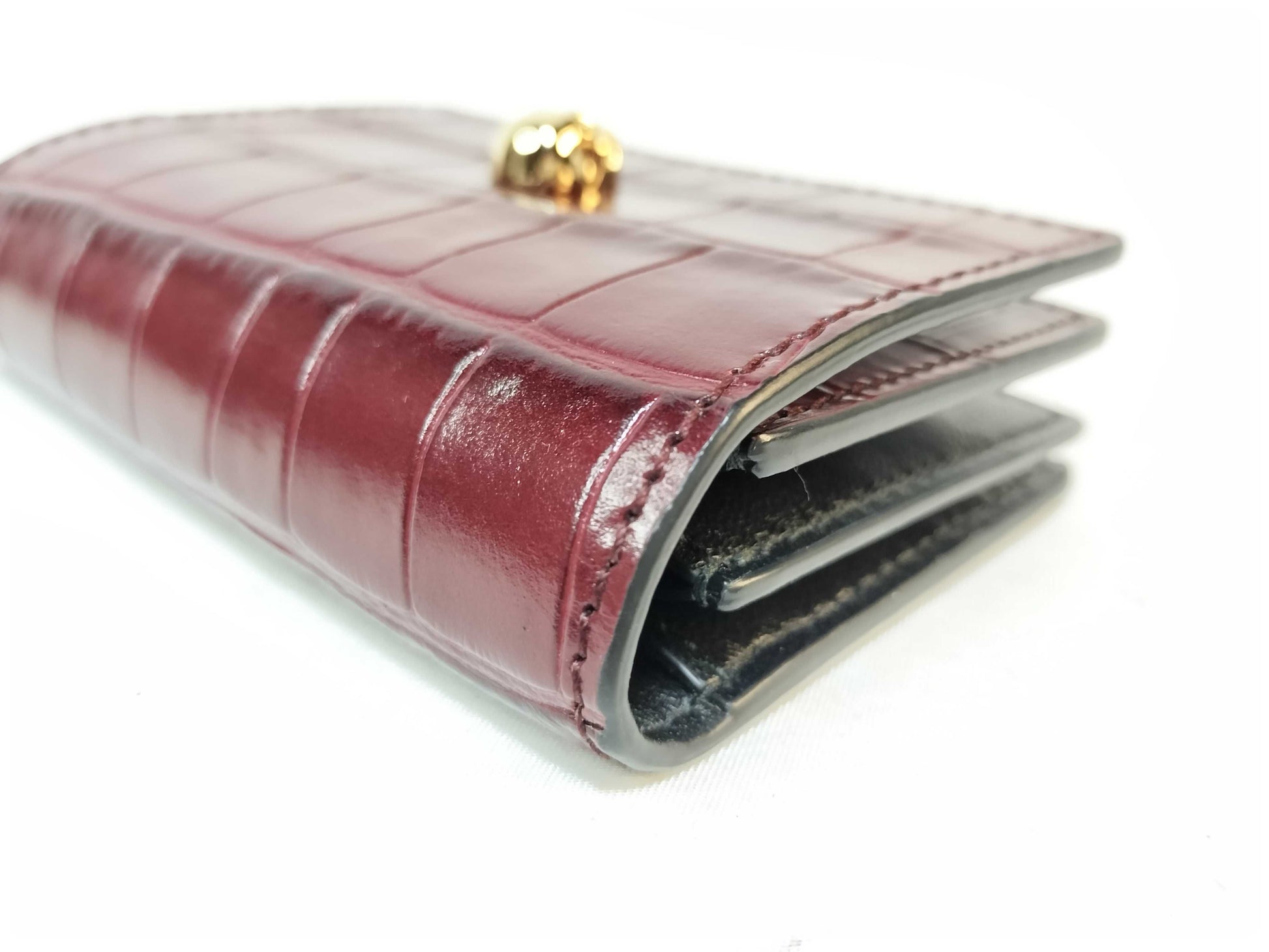 Excellent condition Alexander McQueen skull chain card case.