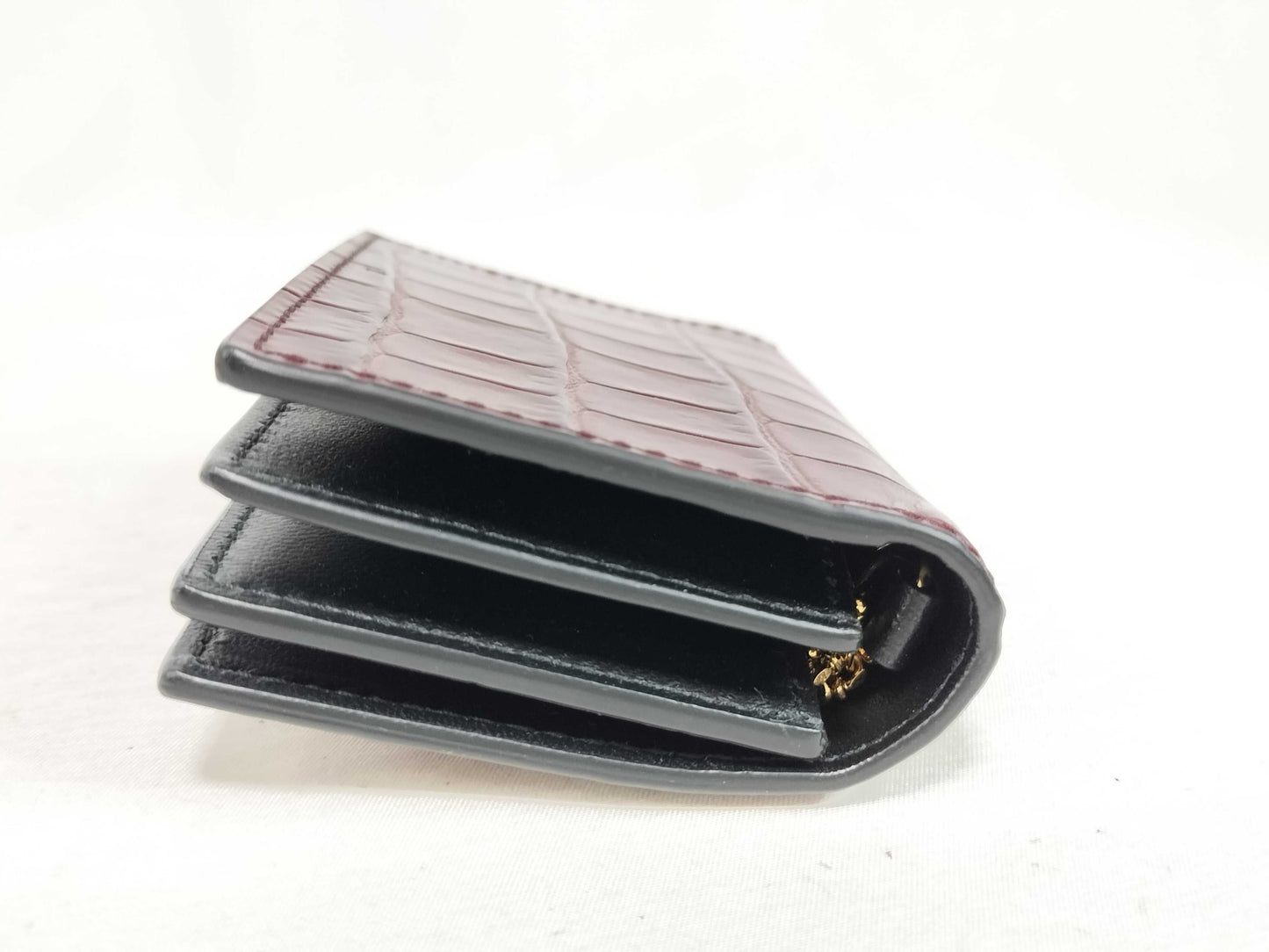 Excellent condition Alexander McQueen skull chain card case.