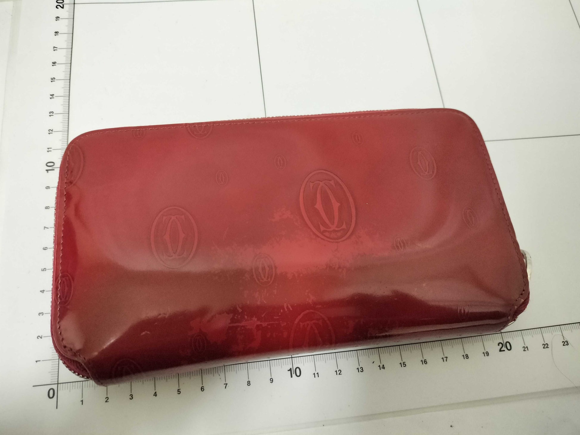 Cartier Happy Birthday Red Long Wallet