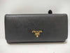 PRADA PRADA Saffiano Long Wallet Black Wallet Wallet