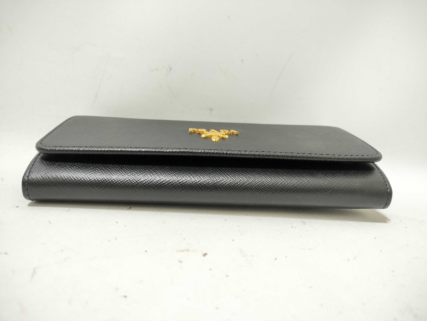 PRADA PRADA Saffiano Long Wallet Black Wallet Wallet