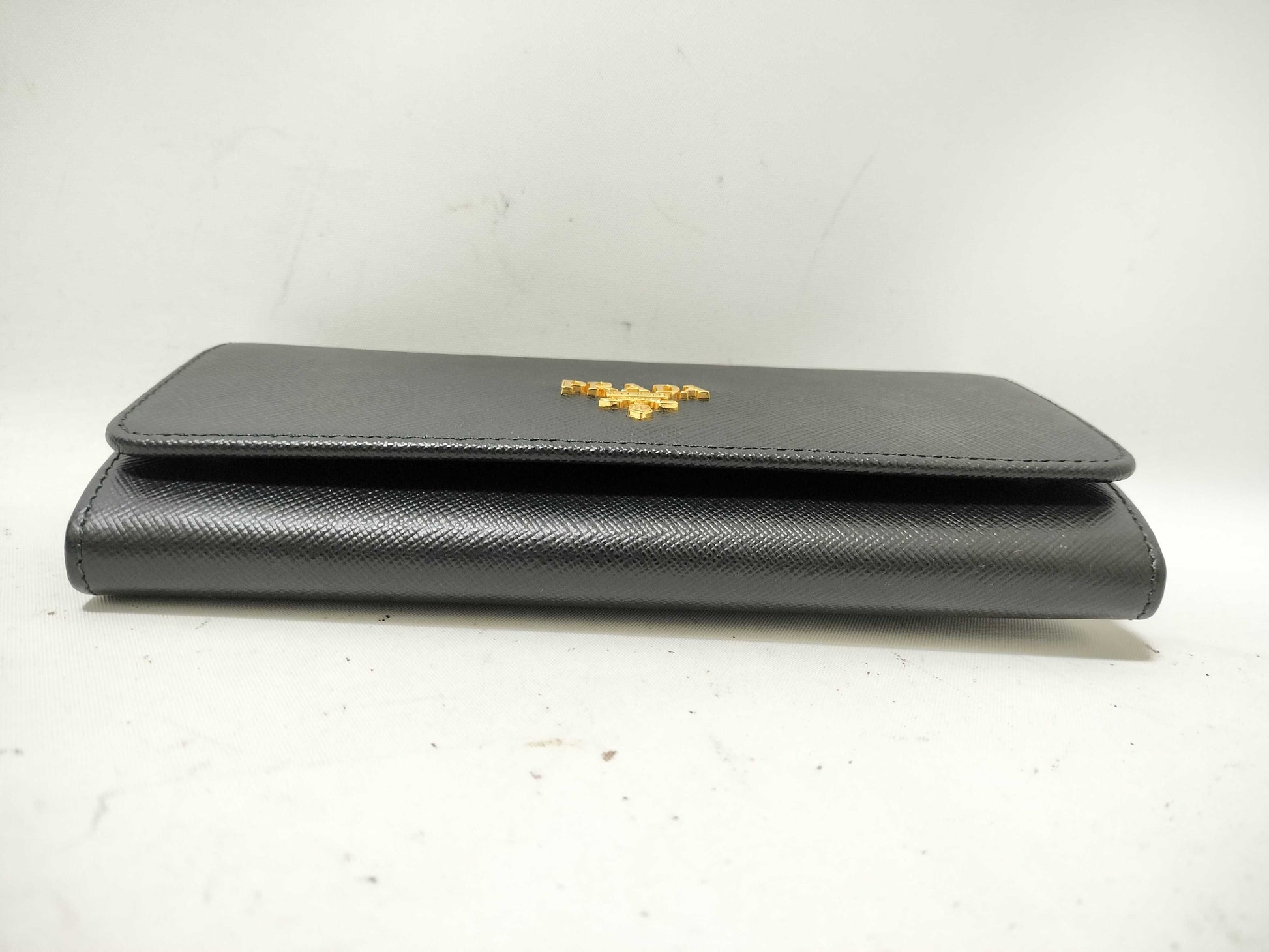 PRADA PRADA Saffiano Long Wallet Black Wallet Wallet