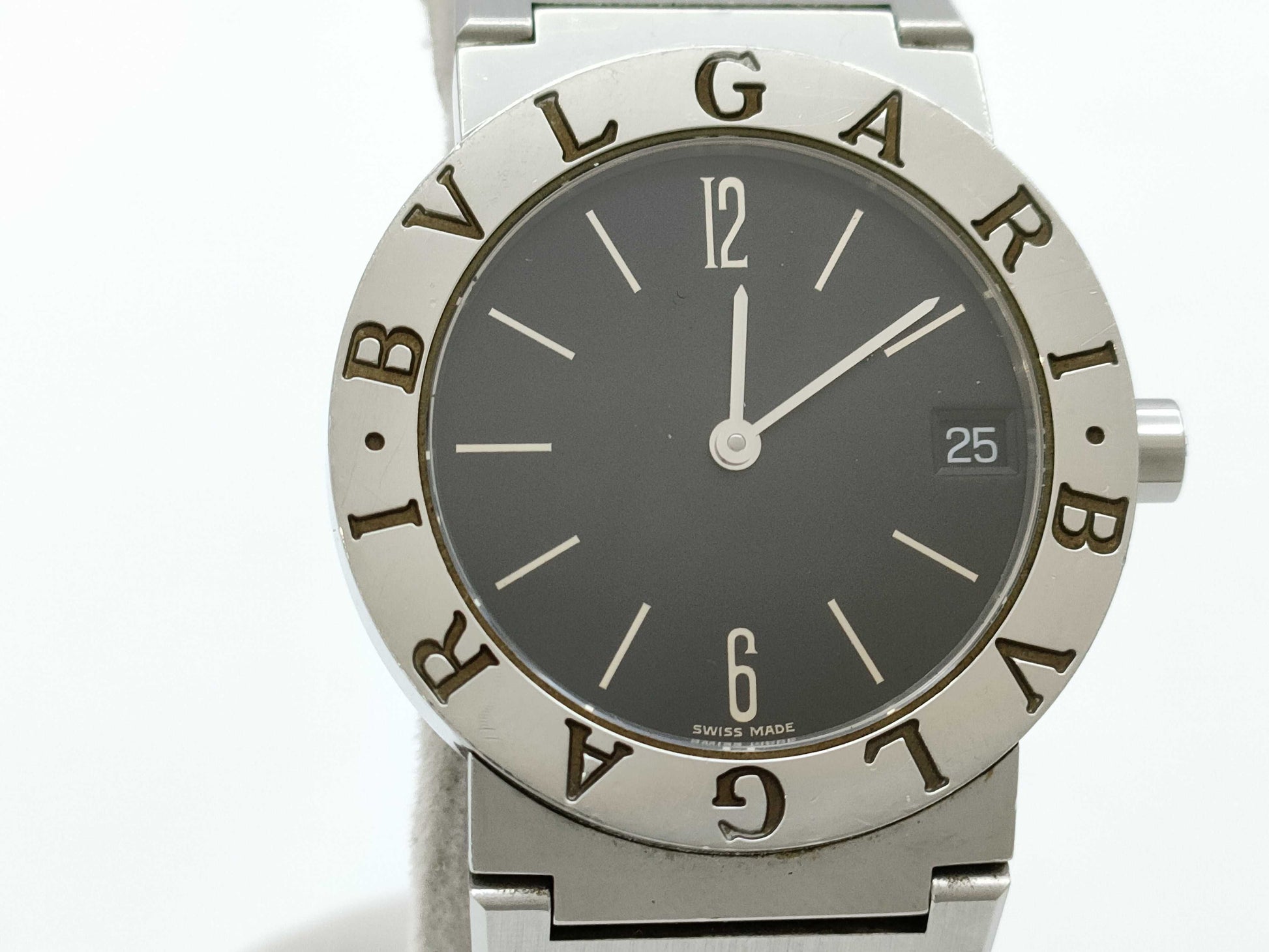 BVLGARI BB30SSD D201586 Quartz Black Dial Women's Watch