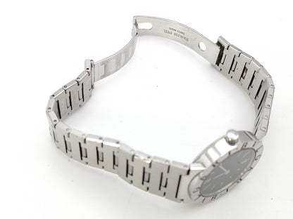 BVLGARI BB30SSD D201586 Quartz Black Dial Women's Watch