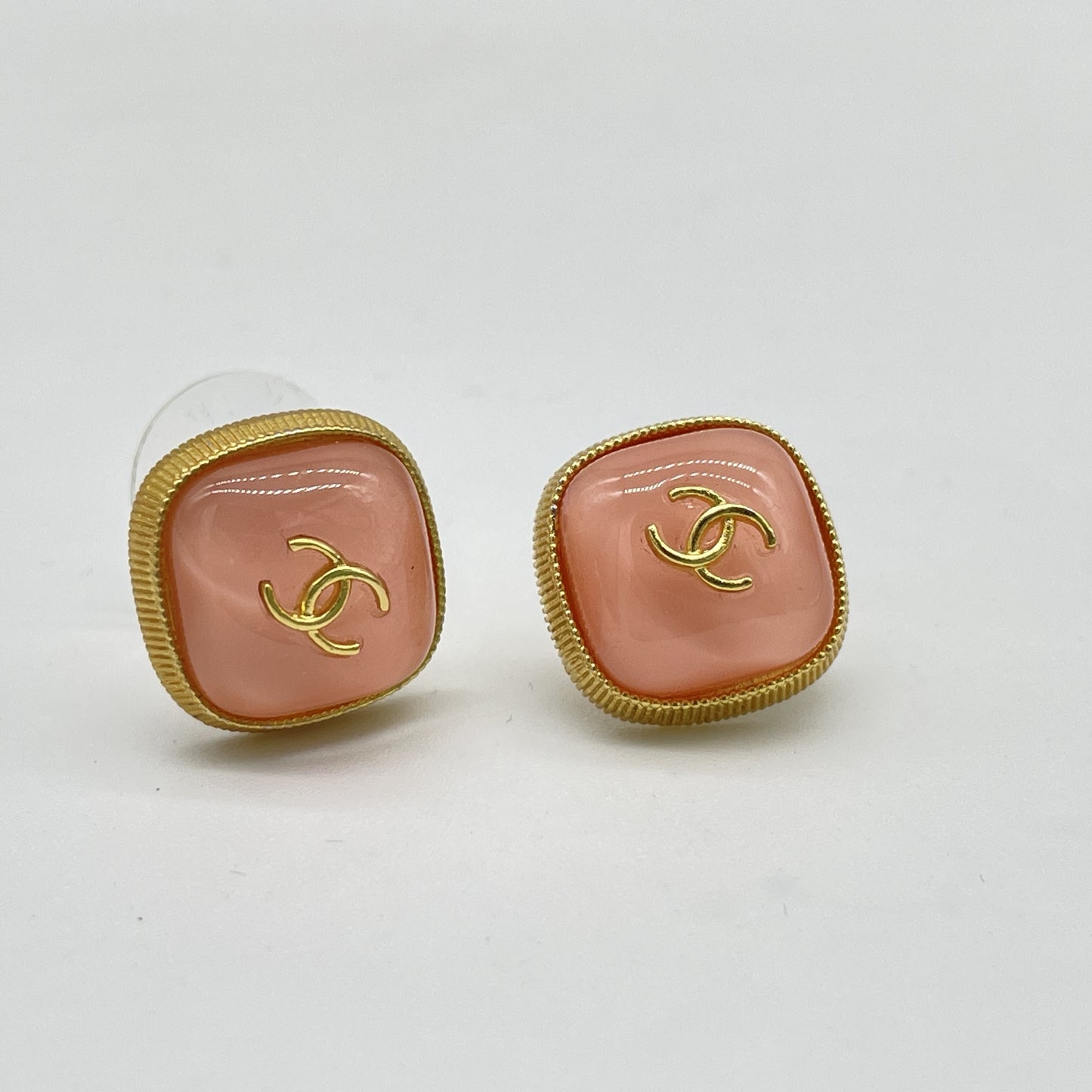 CHANEL CHANEL Coco Mark Color Stone Earrings A20B Earrings