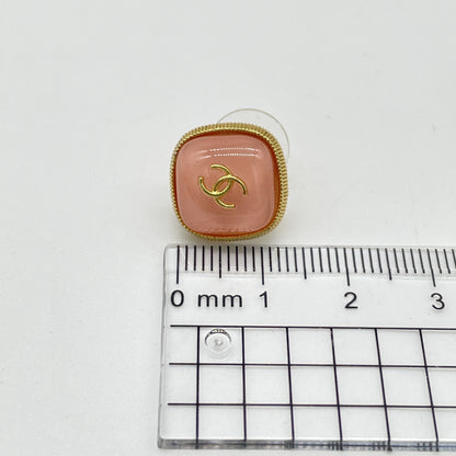 CHANEL CHANEL Coco Mark Color Stone Earrings A20B Earrings