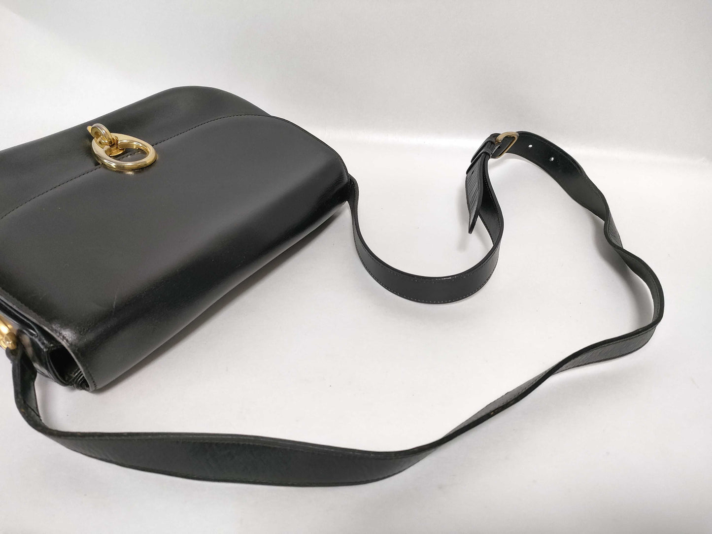 CELINE CELINE Leather Shoulder Bag Old Celine Shoulder Bag