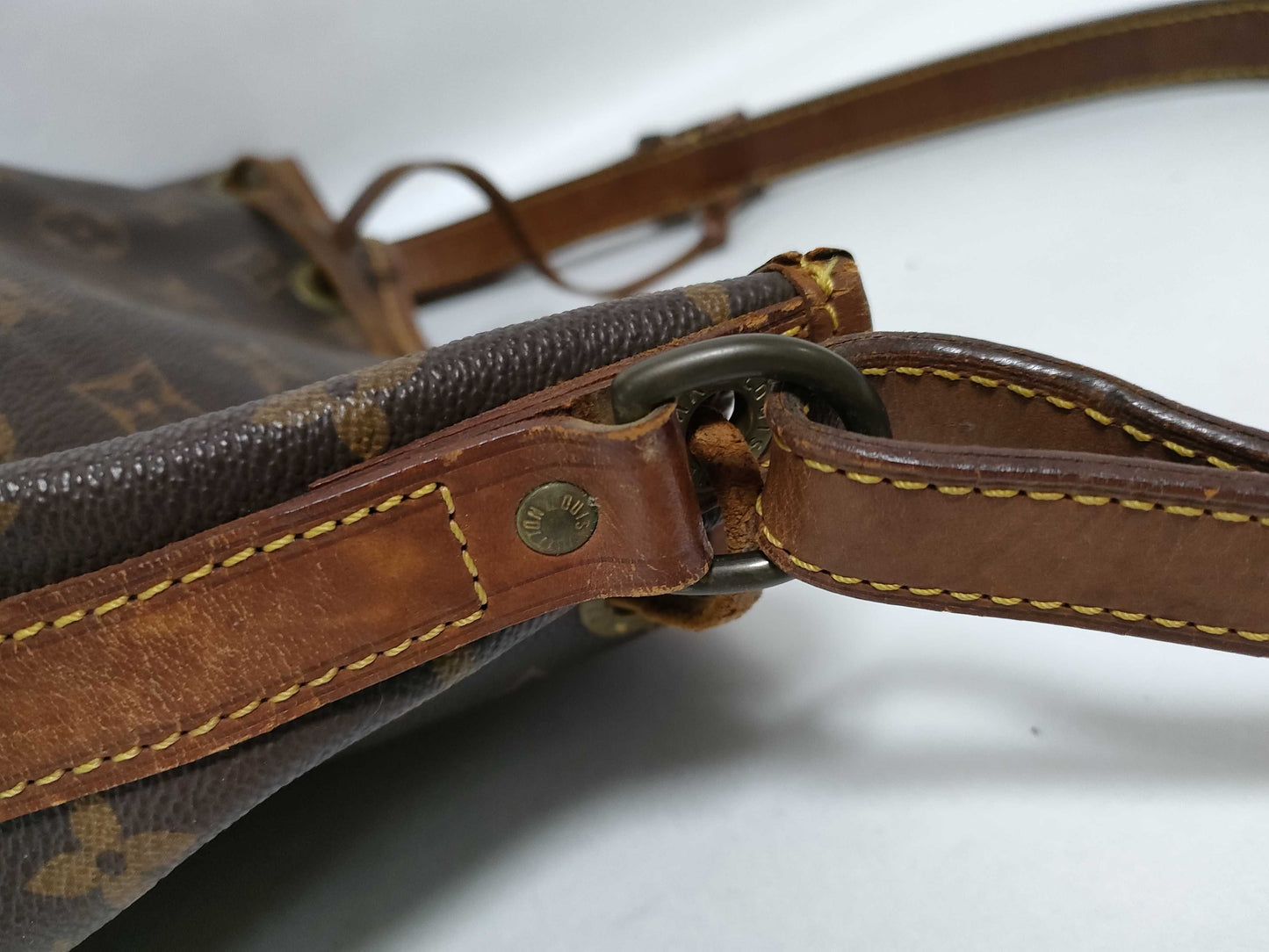 LOUIS VUITTON Monogram Petit Noe M42226 Drawstring Shoulder Bag