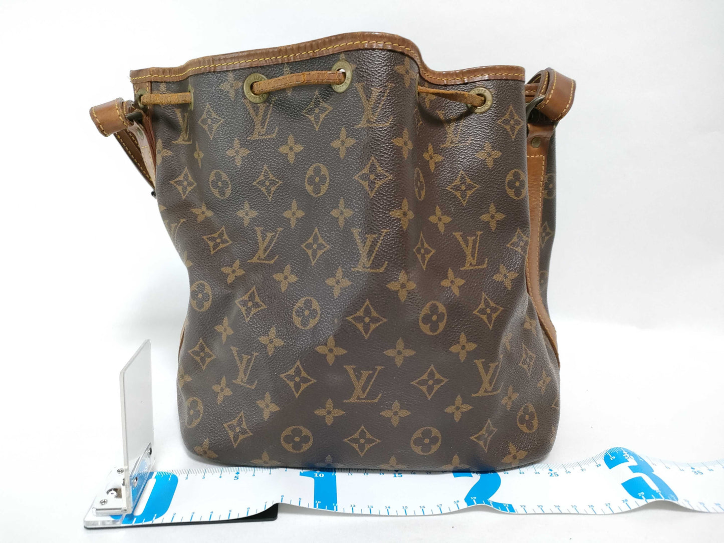 LOUIS VUITTON Monogram Petit Noe M42226 Drawstring Shoulder Bag