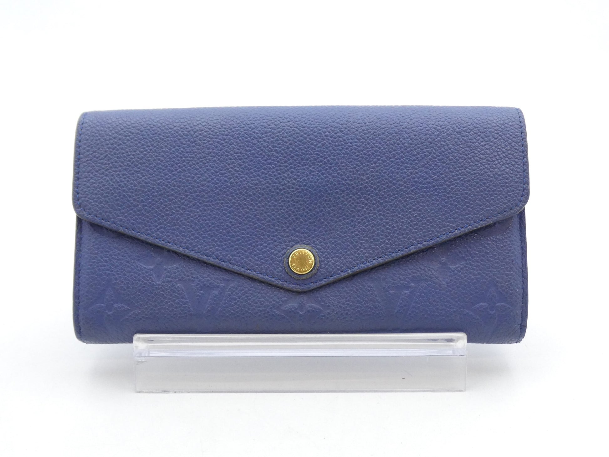 LOUIS VUITTON Monogram Empreinte Monogram Empreinte Portefeuille Sarah Wallet