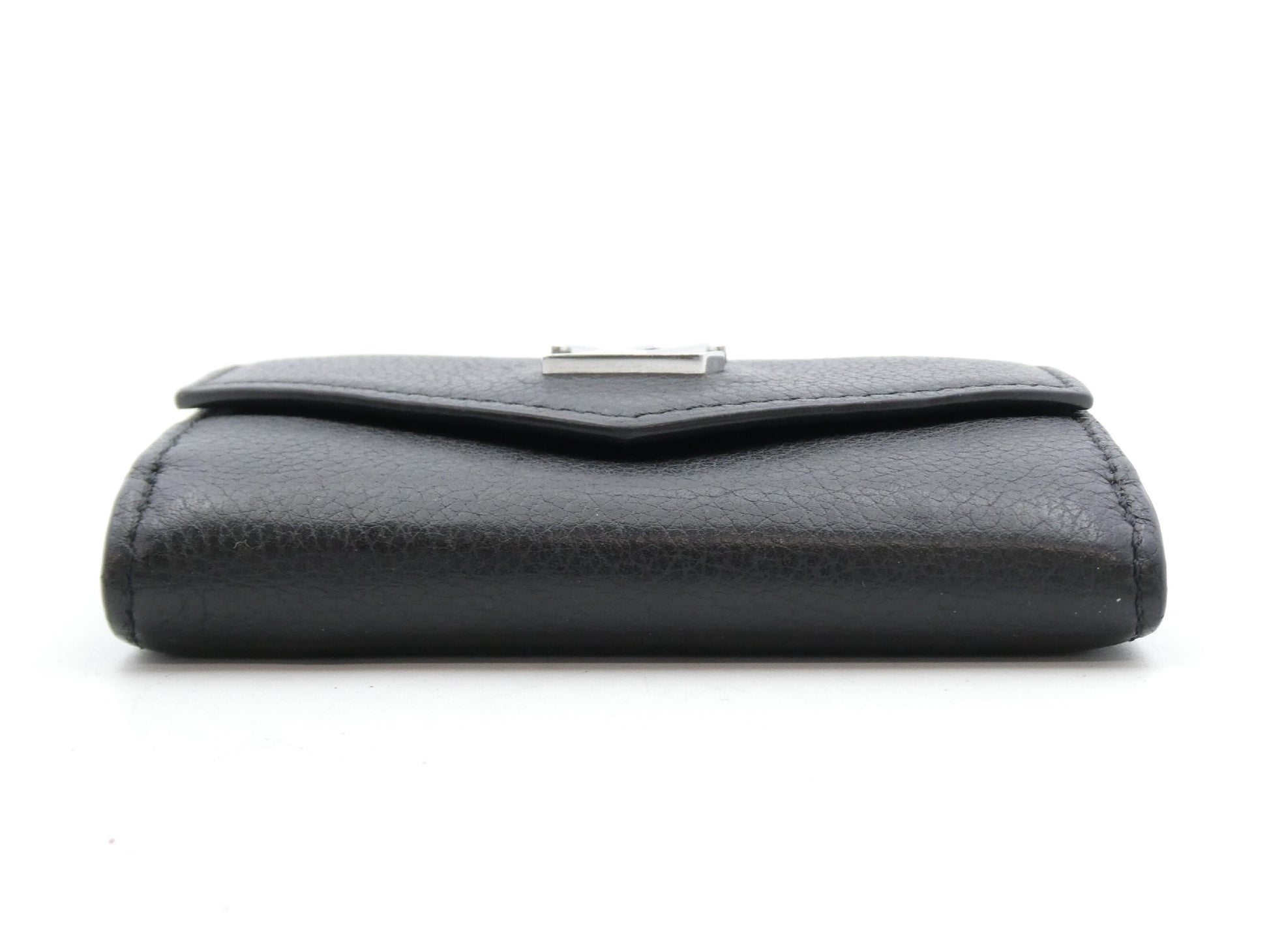 LOUIS VUITTON Taiga Portefeuille Lock Mini Wallet with IC Reaction