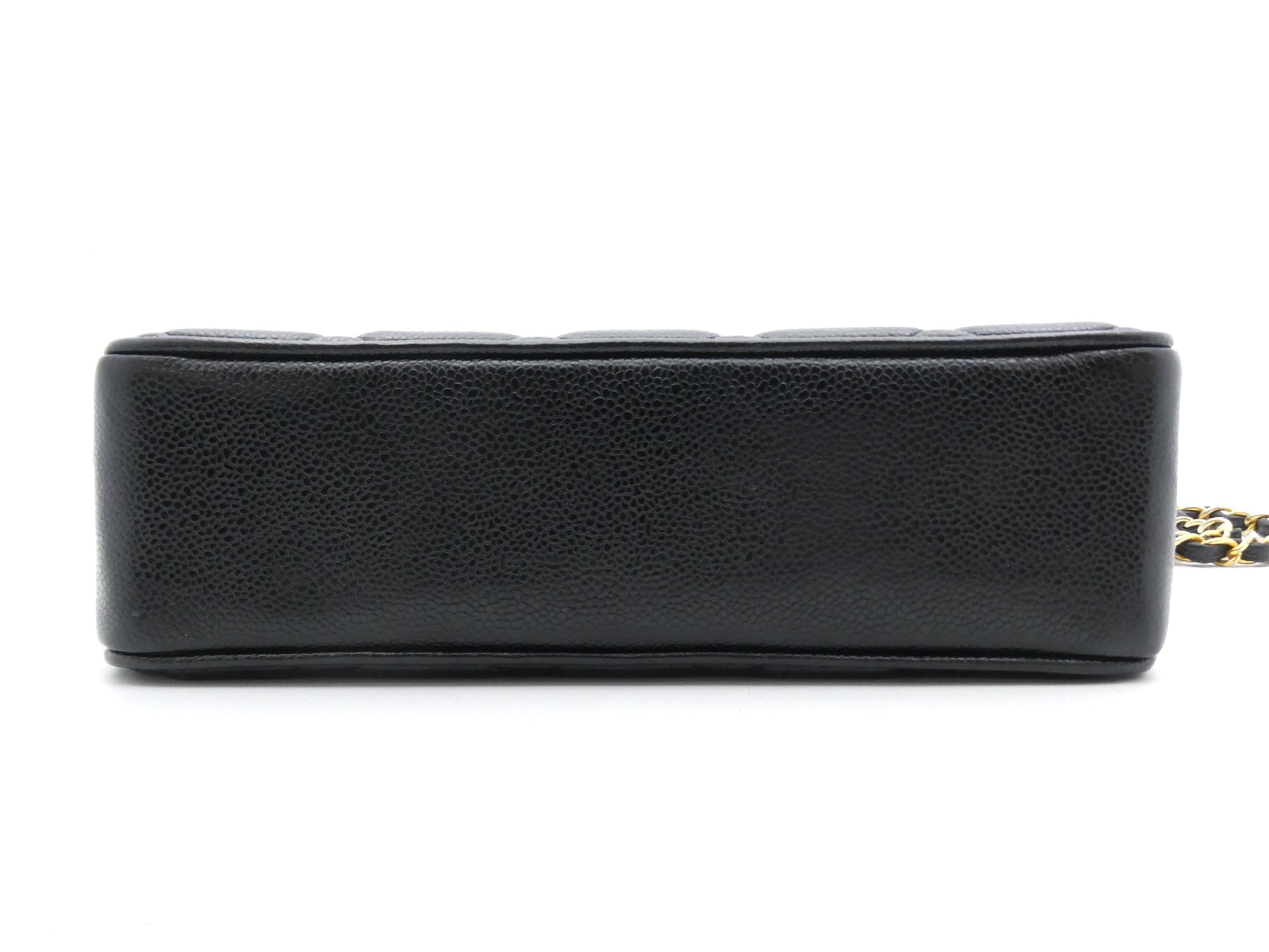 CHANEL Caviar Skin Matelasse Caviar Skin Coco Mark Chain Shoulder Bag