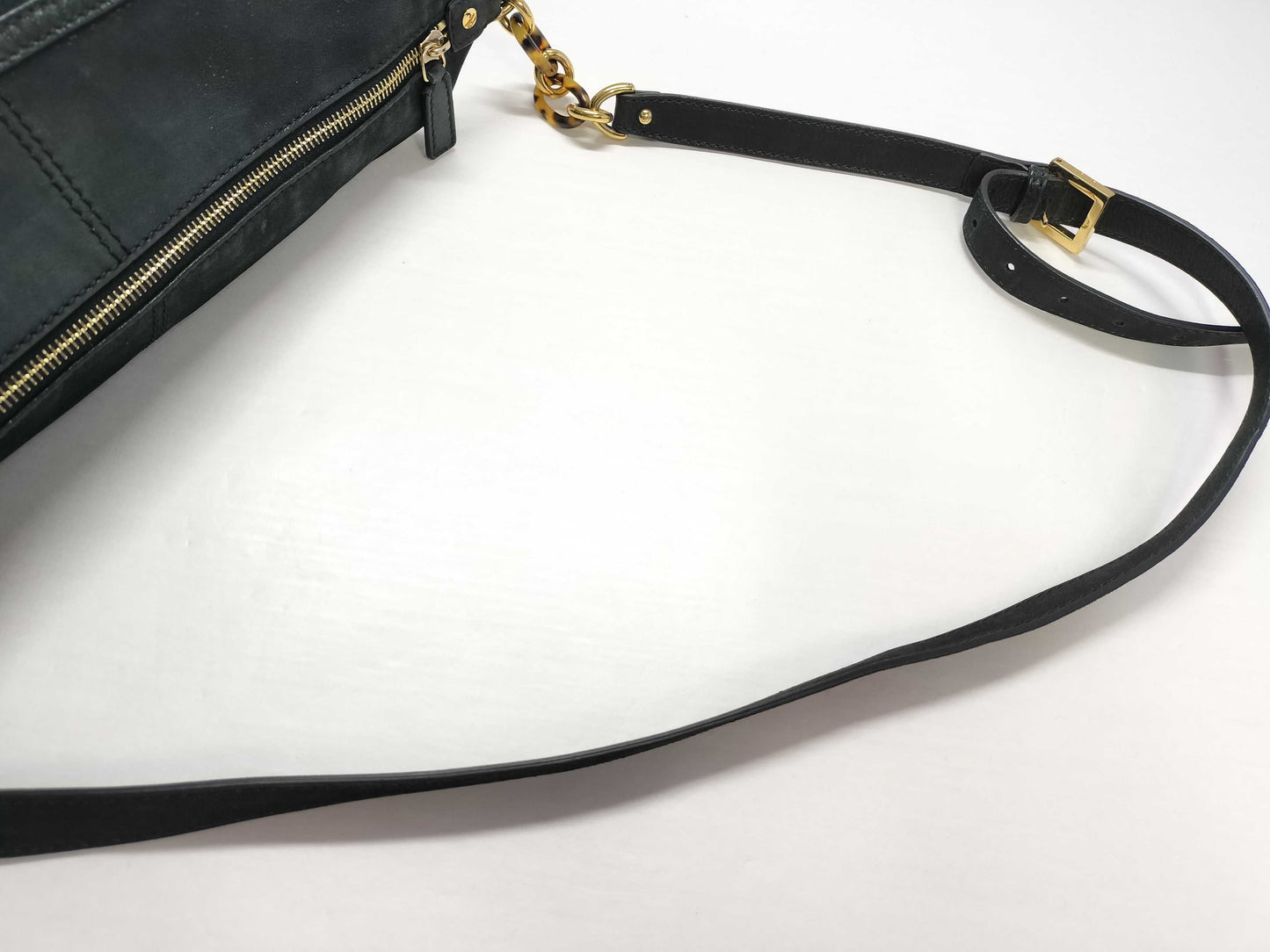 FENDI Zucca Leather Shoulder Bag