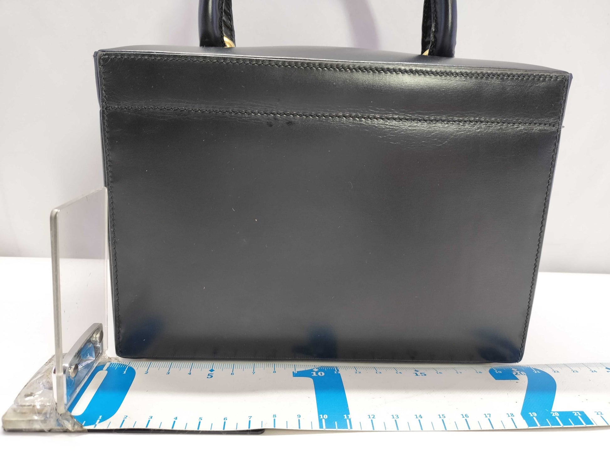 LOEWE Anagram Leather Hand Vanity Bag