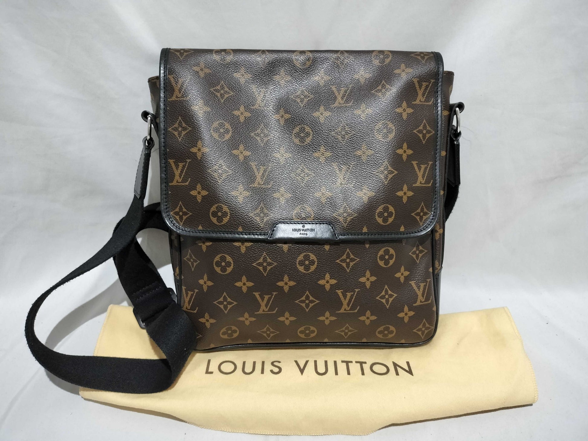 LOUIS VUITTON Monogram Macassar Shoulder Bag
