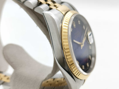 ROLEX 16233G S478455 Blue Gradient Boys' Watch