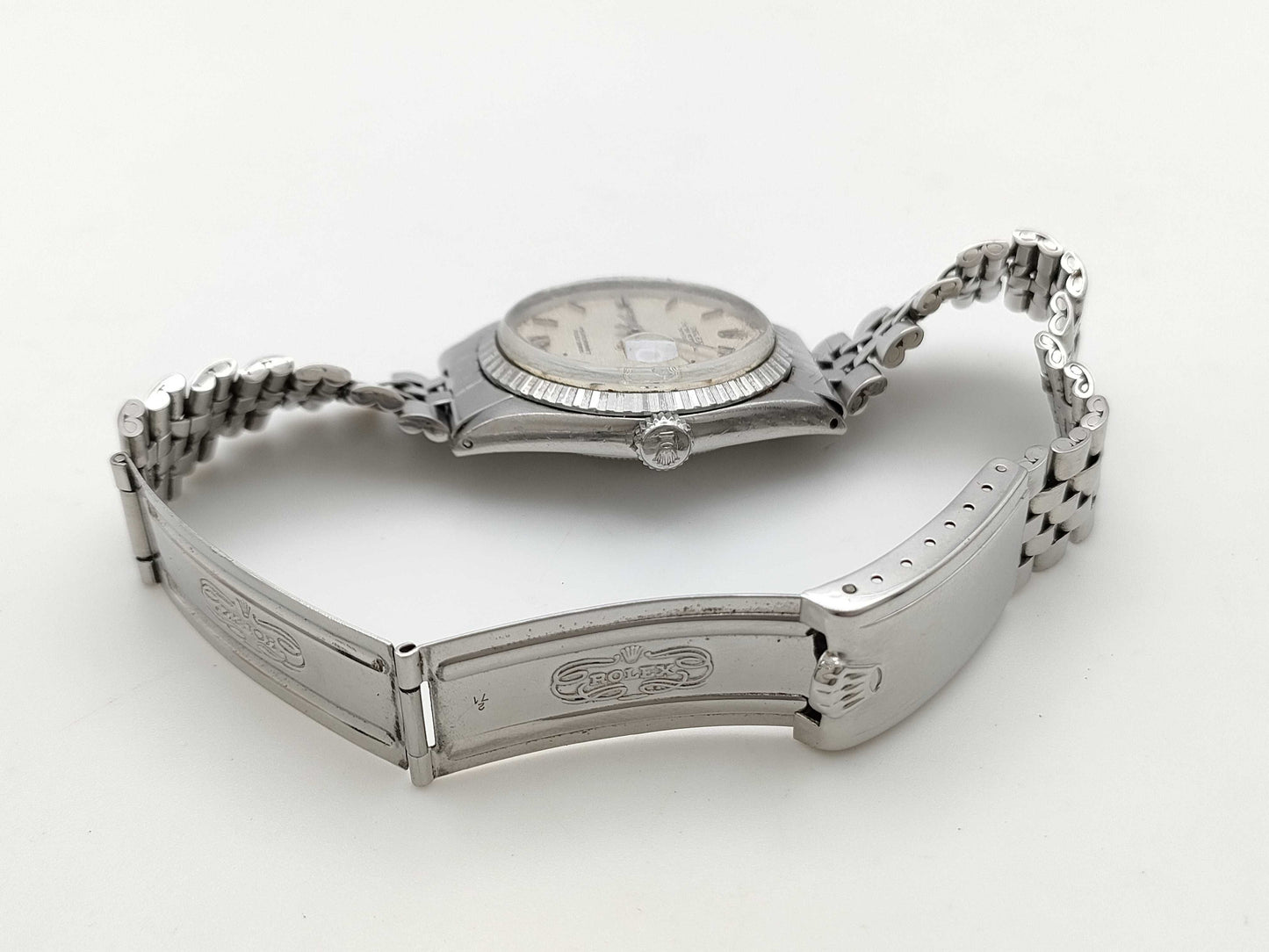 ROLEX 1601-3 2370107 Mosaic Dial Boys' Watch