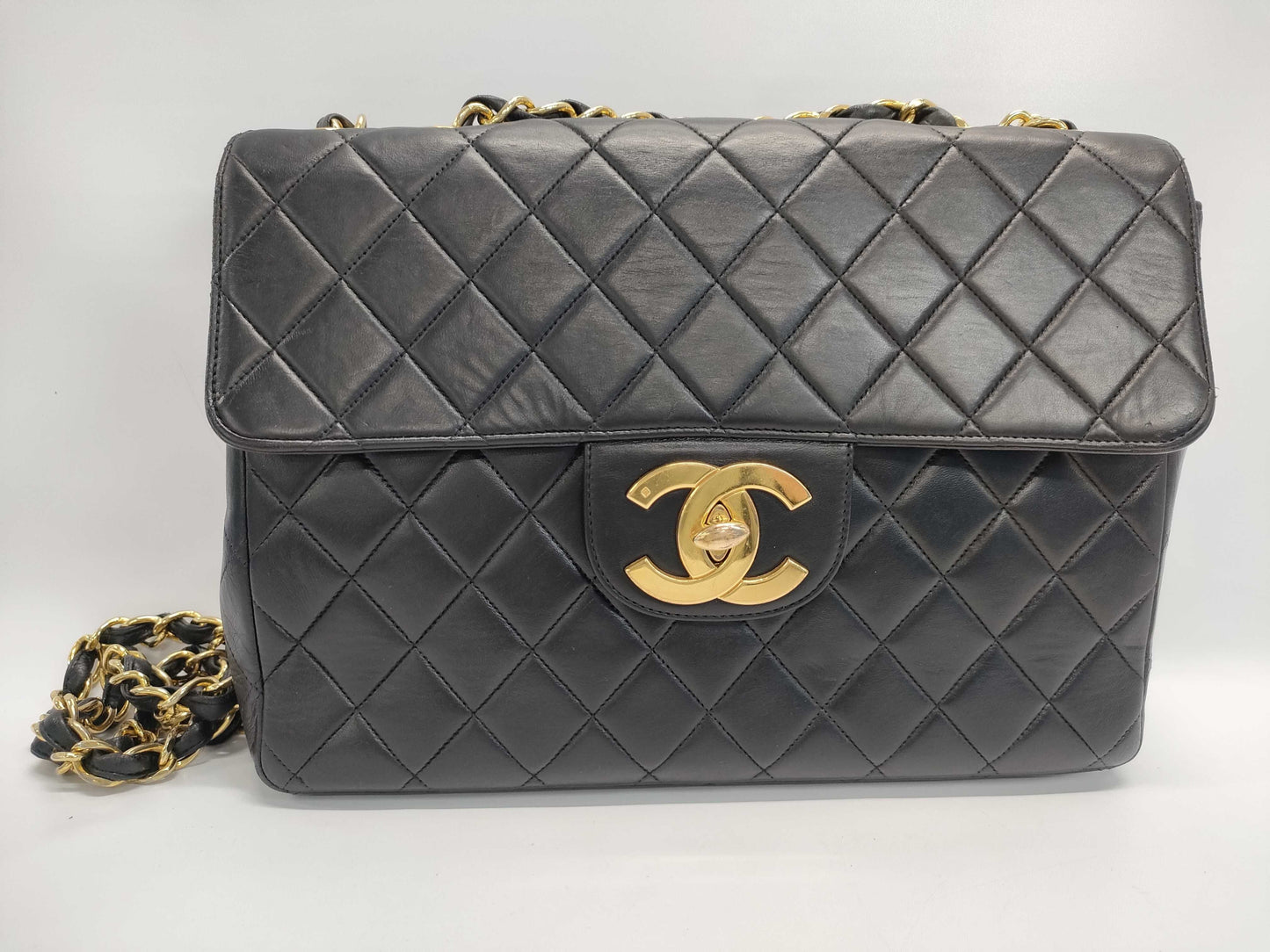 CHANEL Nakamato Chain Shoulder Bag with Sticker