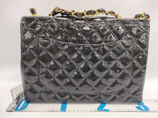 CHANEL Medium Chain Shoulder Bag with Sticker and Card