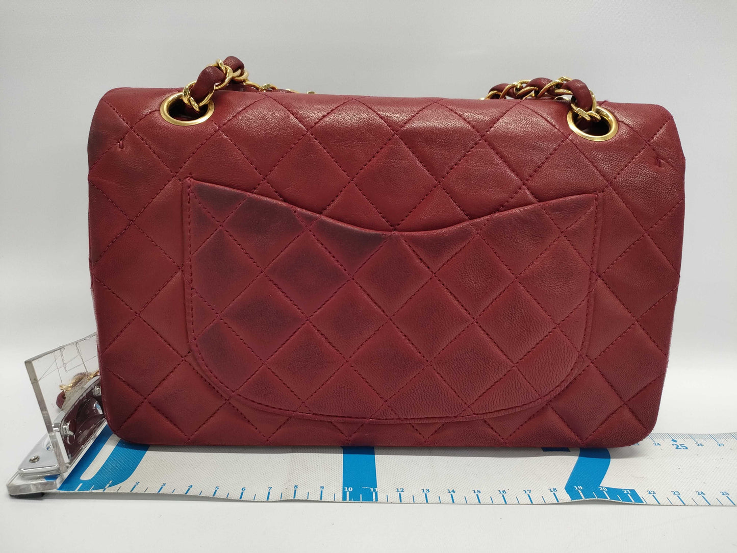 CHANEL Matelasse Double Flap Chain Shoulder Bag with Seal