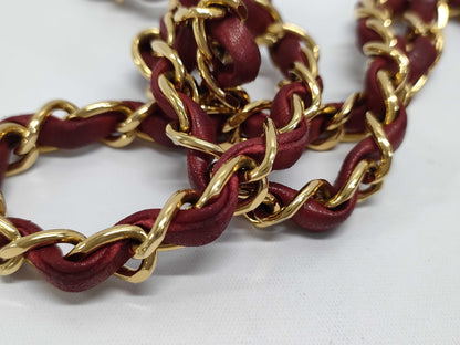 CHANEL Matelasse Double Flap Chain Shoulder Bag with Seal