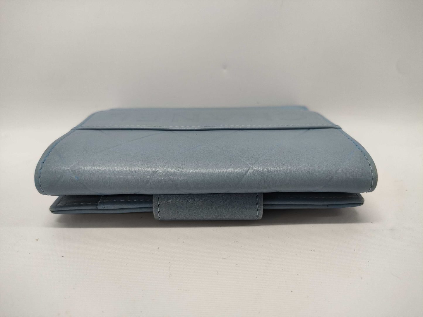 CHANEL folding wallet with sticker