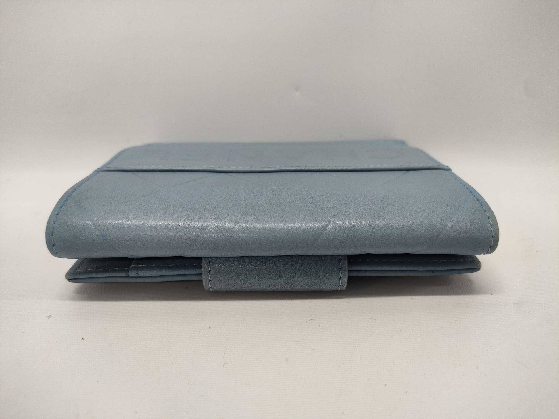 CHANEL folding wallet with sticker