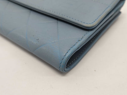 CHANEL folding wallet with sticker