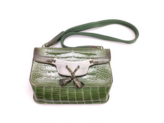 PRADA PRADA Crocodile Shoulder Bag Shoulder Bag
