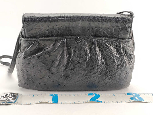 CELINE CELINE Ostrich Shoulder Bag Shoulder Bag