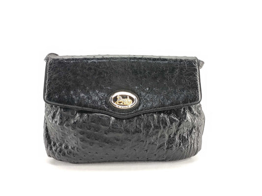 CELINE CELINE Ostrich Shoulder Bag Shoulder Bag
