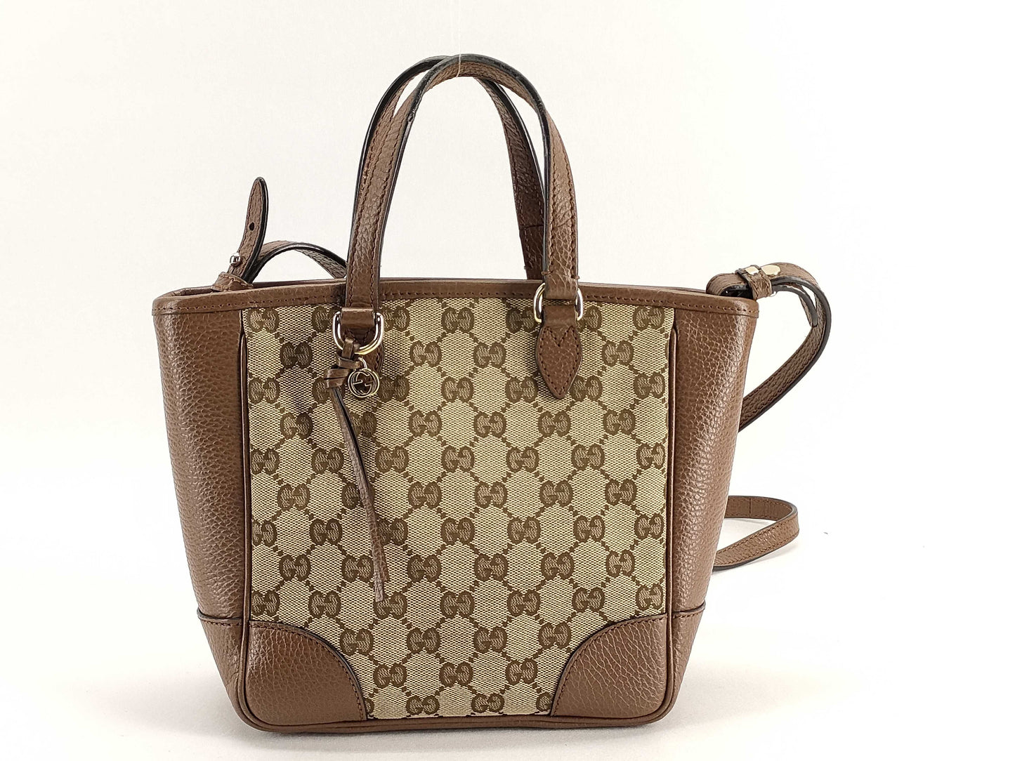 GUCCI GG Canvas 2-way Handbag 449241 Tote Bag