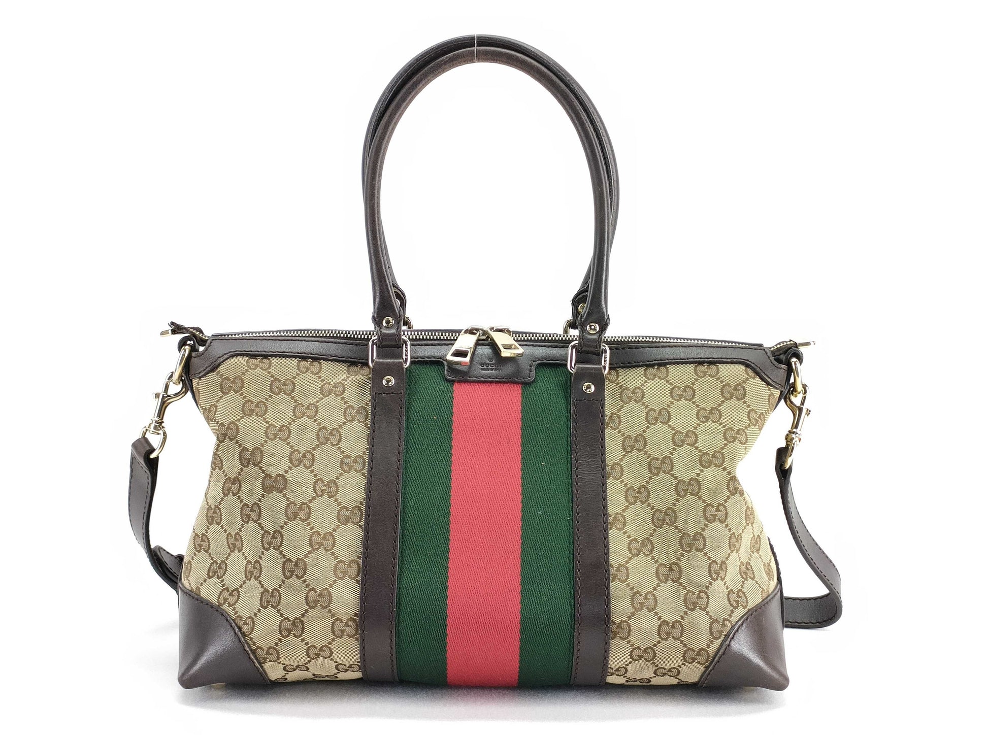 GUCCI GG Canvas GUCCI Sherry Boston 2-way Boston Bag