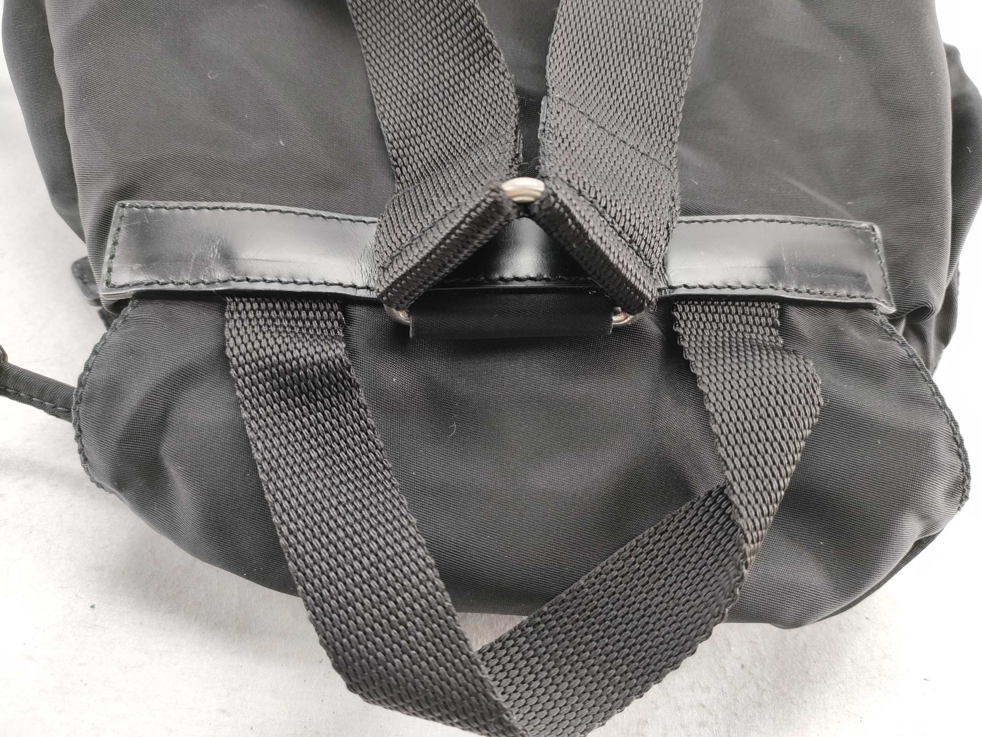PRADA Tessuto Nylon Backpack in Black
