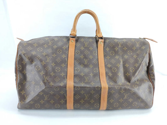 LOUIS VUITTON Monogram Louis Vuitton Keepall 55 Monogram M41424 Boston Bag